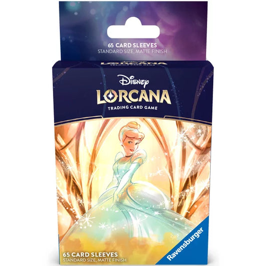 Card Sleeves: Disney Lorcana- Archazia’s Island- Cinderella (65ct)