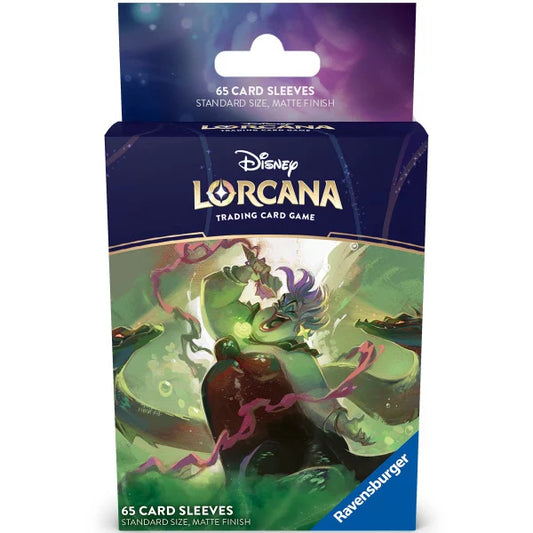 Card Sleeves: Disney Lorcana- Archazia’s Island- Ursula (65ct)