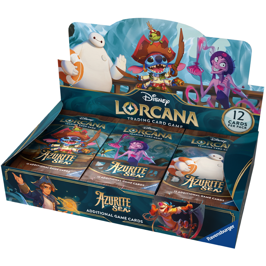 Disney Lorcana: Azurite Sea Booster Box (24 packs)